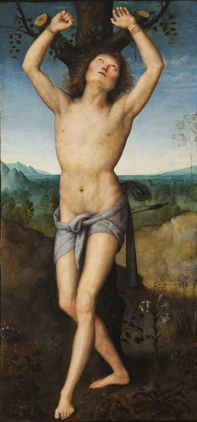 Saint Sebastian, c.1485 by Pietro Perugino